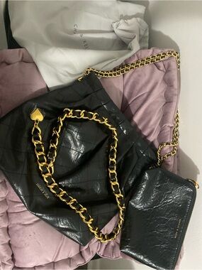 Charles & Keith Duo Double Chain Hobo bag